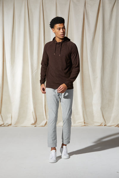 Good Man Brand LS Hoodie Soft Slub - Black