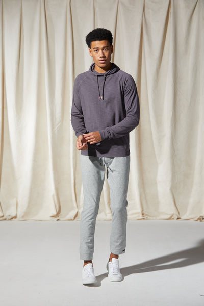 Good Man Brand LS Hoodie Soft Slub - Magnet