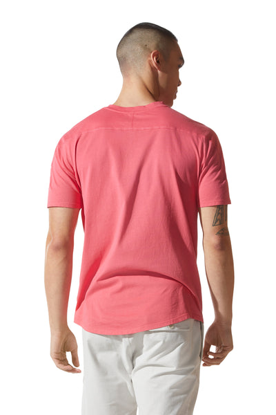 Good Man Brand SS Notch Neck Crew - Watermelon