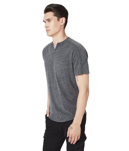 Good Man Brand SS Victory V-Notch Tee Charcoal Heather