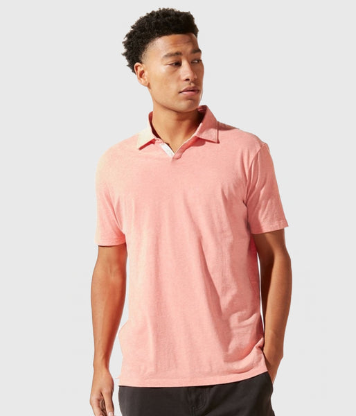 Good Man Brand PREMIUM HEATHER POLO - Hibiscus Heather