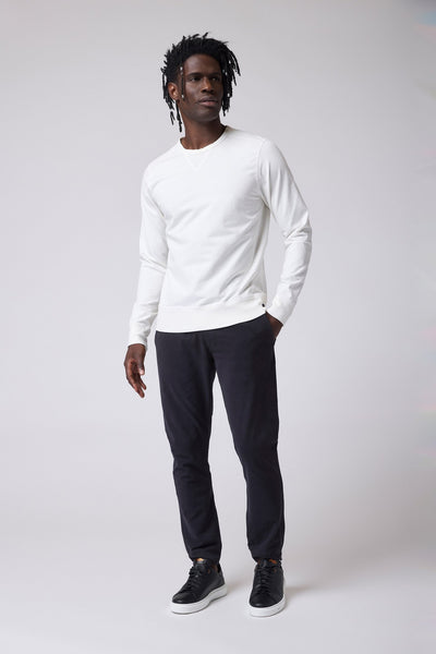 Good Man Brand Flex Pro Jersey Crew Sweatshirt - Natural