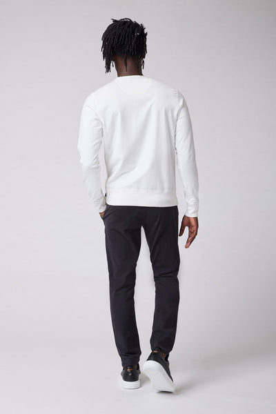 Good Man Brand Flex Pro Jersey Crew Sweatshirt - Natural