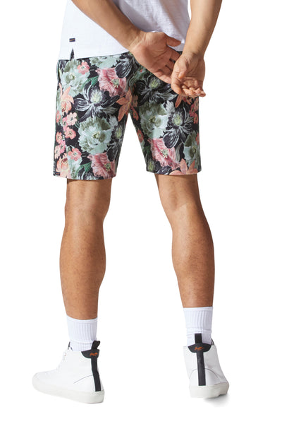 Good Man Brand FLEX PRO JERSEY TULUM Short - Charcoal Miami Magnolia