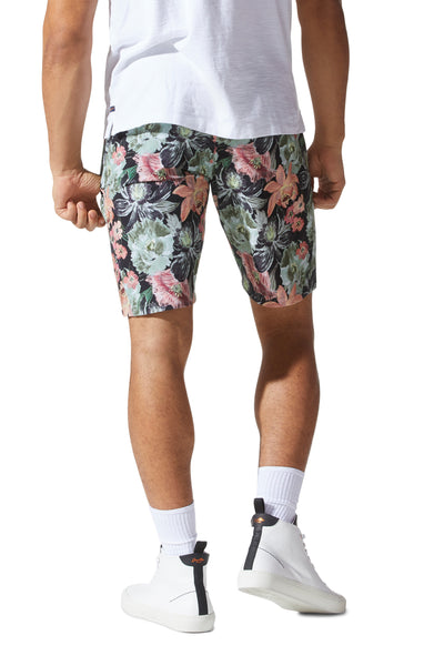 Good Man Brand FLEX PRO JERSEY TULUM Short - Charcoal Miami Magnolia