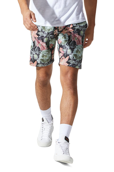 Good Man Brand FLEX PRO JERSEY TULUM Short - Charcoal Miami Magnolia