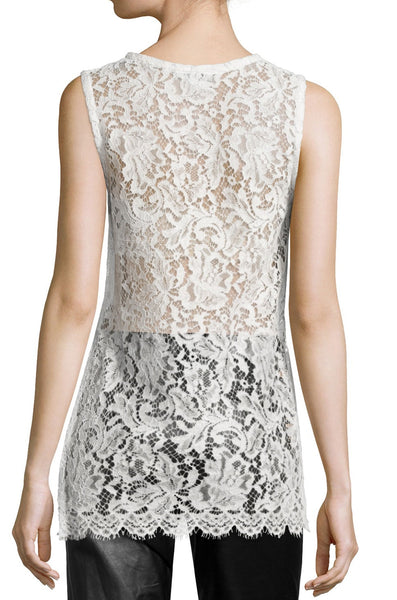 IRO Helena Sleeveless Lace Tunuc - Ecru