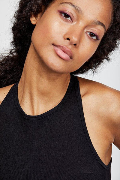 Free People Hayley Racerback Brami in Black