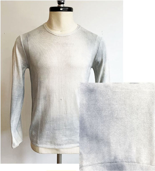 John Varvatos Hays Crew Neck Sweater - Pacific Blue