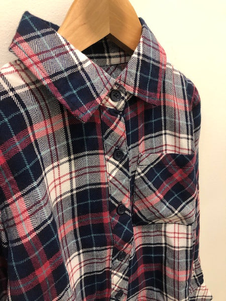 Rails Kids Plaid Shirt in Pink
