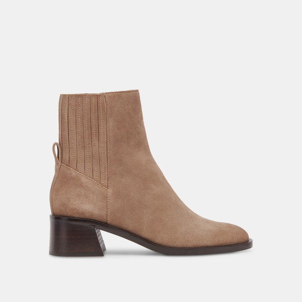 Dolce Vita LinnyH20 Waterproof Ankle Boot in Truffle Suede