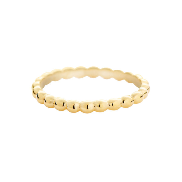 LOLO Ball Stacking Ring in 18K Gold Vermeil