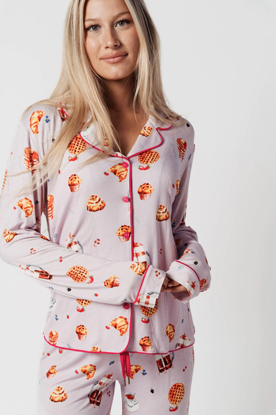 Honeydew All American PJ Set in Beloved Breakfast