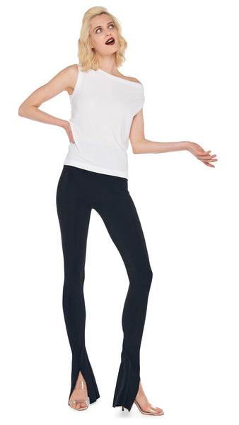 Norma Kamali Drop Shoulder Top in Snow White