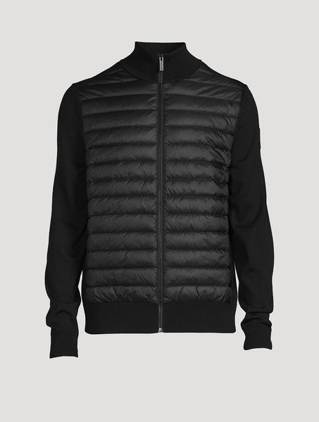Canada Goose Men's HyBridge Knit Packable Jacket - Black
