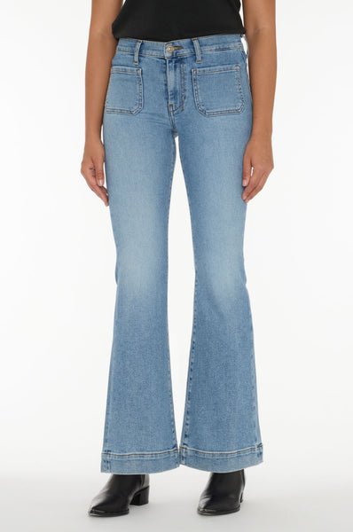 7 For All Mankind Dojo wide leg trouser jean in LSU