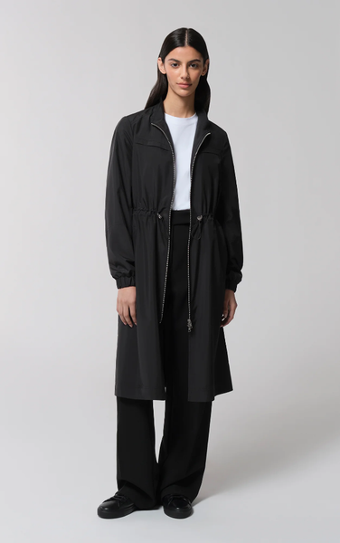 Soia & Kyo Henna Ultra Light Packable Trench in Black