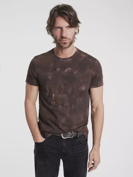 John Varvatos INK PEACE Tee - Mauvewood