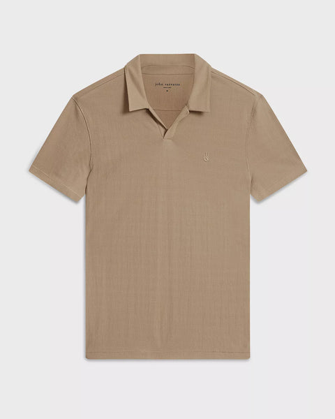John Varvatos LEROY SS Pique Polo - Camel