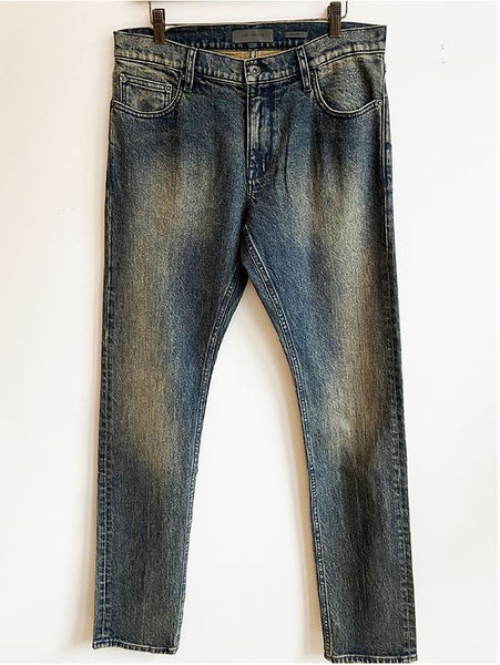 John Varvatos J702 Slim Fit Jean - Felix Wash - Aged Blue