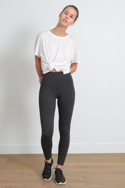 goodhYOUman Jaelynn high-waist athletic legging in charcoal