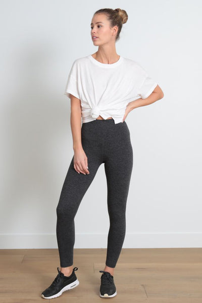 goodhYOUman Jaelynn high-waist athletic legging in charcoal