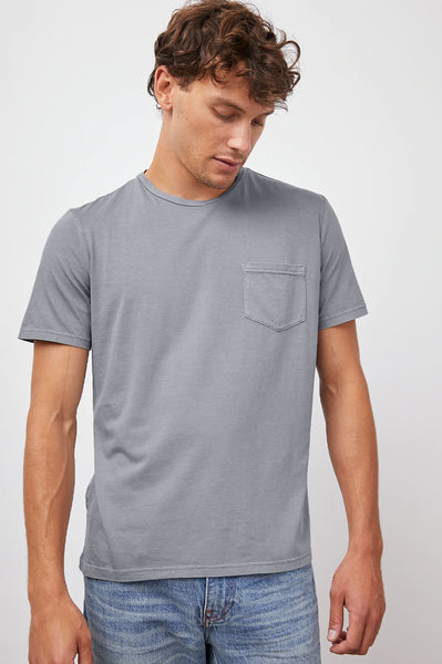 Rails Men's Johnny S/S Pocket T-shirt - Concrete