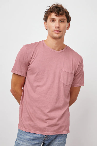 Rails Men's Johnny S/S Pocket T-shirt - Coral