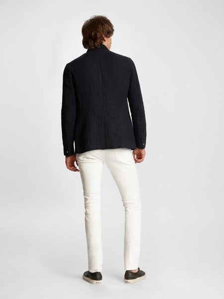 John Varvatos WILLY WASHED INDIGO PINSTRIPE JACKET Dark Navy