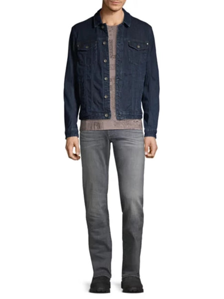 John Varvatos TRUCKER DENIM JACKET - Indigo