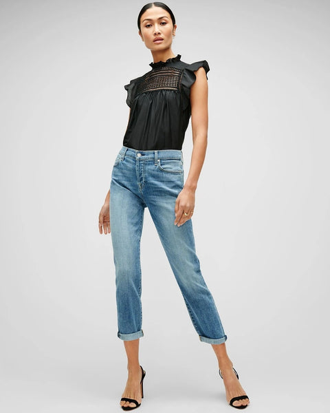 7 For All Mankind Josefina in Bright Light Broken Twill BLBT
