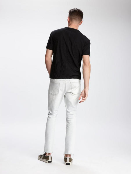 John Varvatos MORRISON S/S CRINKLE CREW Black