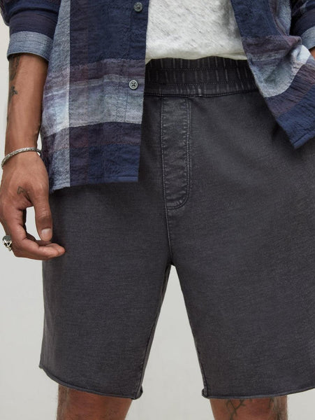 John Varvatos York French Terry Shorts - Deep Charcoal