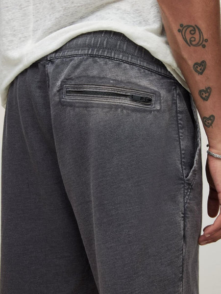 John Varvatos York French Terry Shorts - Deep Charcoal