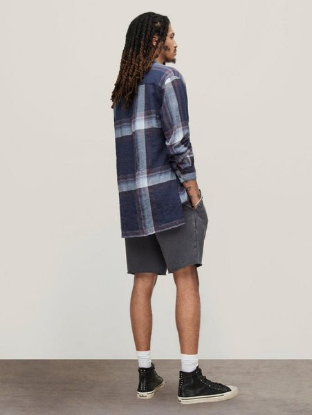 John Varvatos York French Terry Shorts - Deep Charcoal