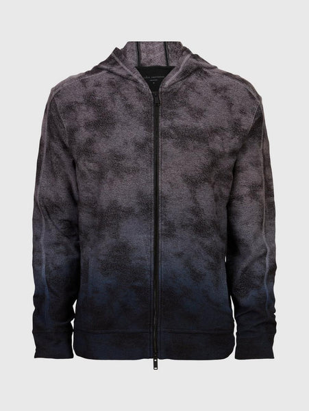 John Varvatos Antone Full Zip Hoody - Ink Blue