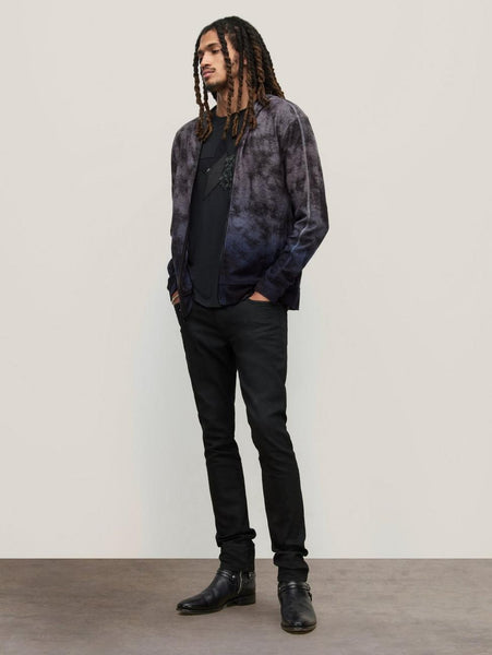 John Varvatos Antone Full Zip Hoody - Ink Blue