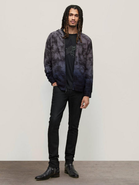 John Varvatos Antone Full Zip Hoody - Ink Blue