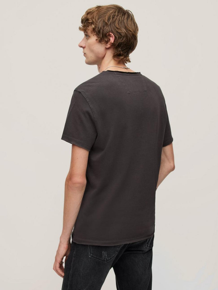 John Varvatos Double Down Skull SS Tee - Coal