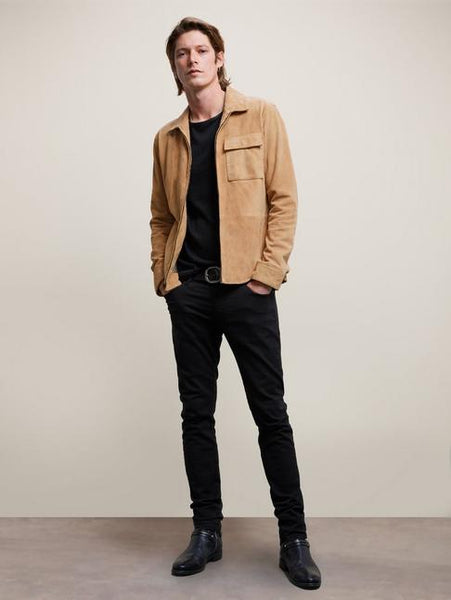 John Varvatos Milo Shirt Jacket - Clay