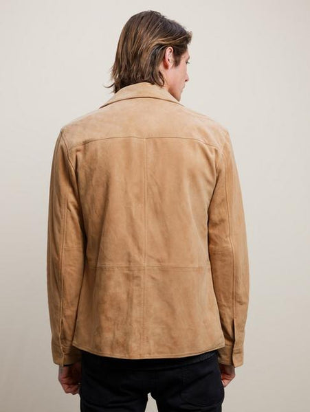 John Varvatos Milo Shirt Jacket - Clay