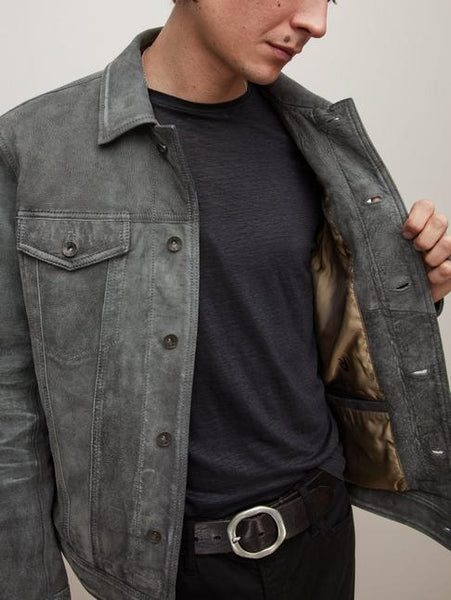 John Varvatos Andrew Trucker - Seal Grey