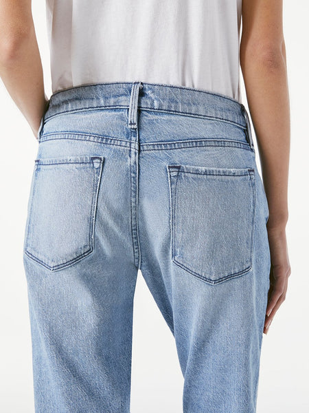 FRAME Le Garcon jean with rips in Beldon