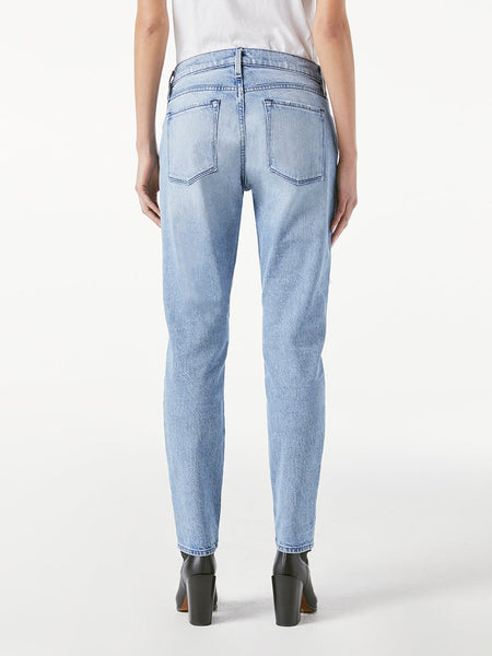 FRAME Le Garcon jean with rips in Beldon