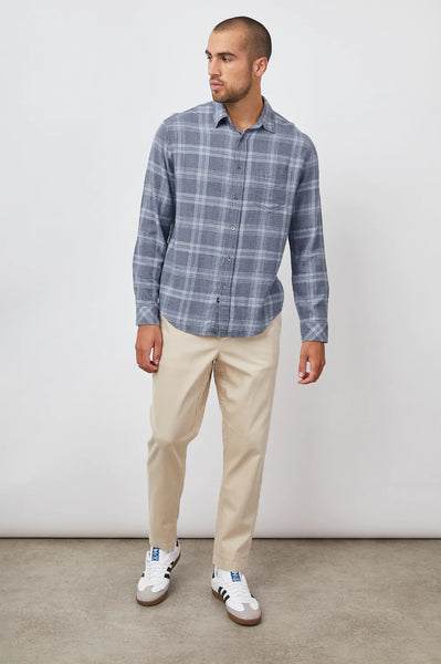 Rails Men's Lennox Shirt - Concrete Dust