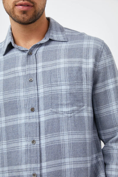 Rails Men's Lennox Shirt - Concrete Dust