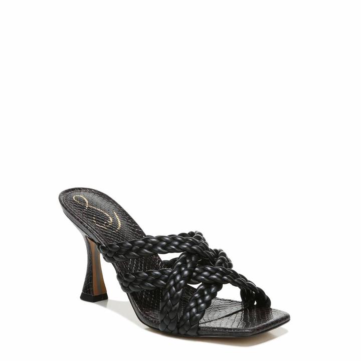 Sam Edelman Marjorie braided strappy mule in black manhattan casuals