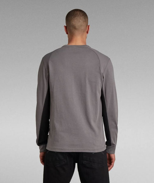 G-STAR Moto Neoprene L/S T-Shirt - Magna