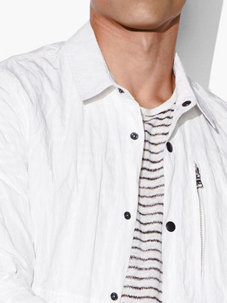 John Varvatos CLIFF PARACHUTE SHIRT JACKET