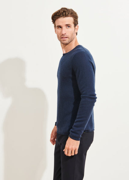 Patrick Assaraf Air Cashmere Sweater - Midnight